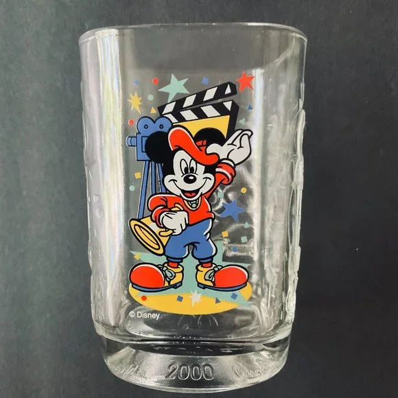 VINTAGE Disney MCDonalds 2000 Anniversary Set of 4 Glasses NWOT - Picture 5 of 11